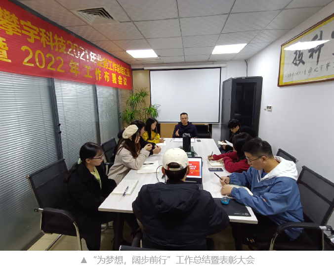 同心共愿 砥砺奋进|福建攀宇科技2021年度“为梦想，阔步前行”工作总结暨表彰大会(图1)